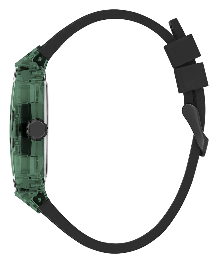 GUESS Black Green Multi-function Men's Watch| GW0499G7