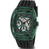 GUESS Black Green Multi-function Men's Watch| GW0499G7