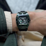 GUESS Black Green Multi-function Men's Watch | GW0499G7