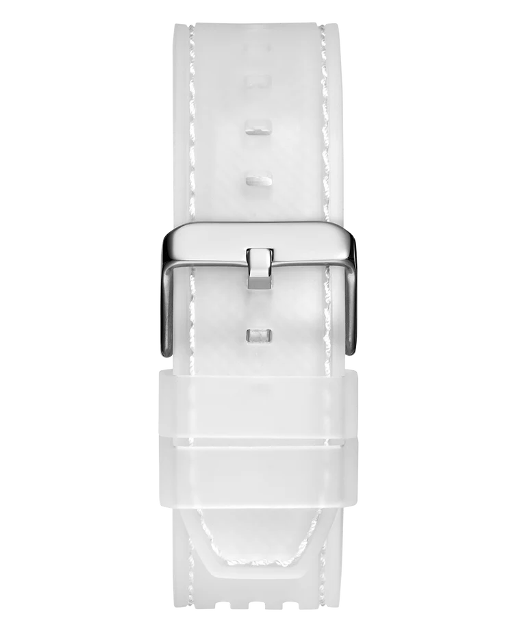 GUESS WHITE GREEN CLEAR MULTI-FUNCTION MEN'S WATCH| GW0499G8