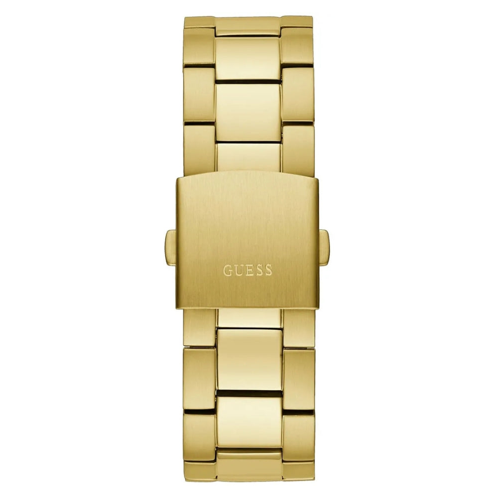 Guess Edge Gold Tone Black Dial Men's Watch GW0539G2