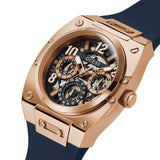 Guess Prodigy Navy Rose Gold Multi-function Watch | GW0569G3