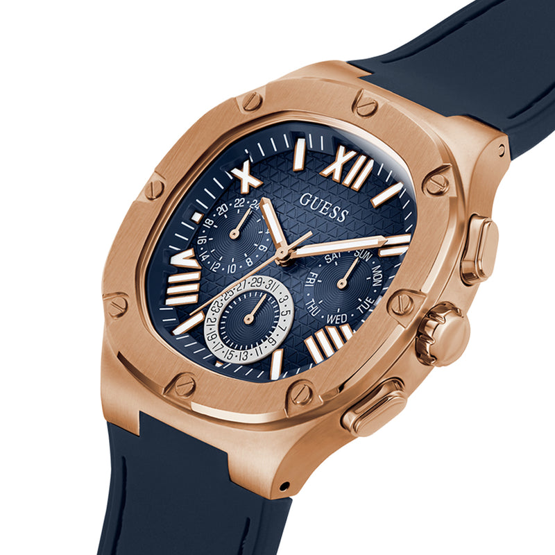 Guess Headline Rose-Gold Tone MULTI-FUNCTION Men's Watch| GW0571G2