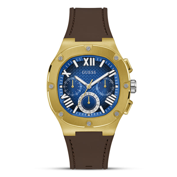 Guess Headline Multifunction Blue Dial Men's Watch | GW0571G5