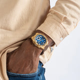 Guess Headline Multifunction Blue Dial Men's Watch | GW0571G5