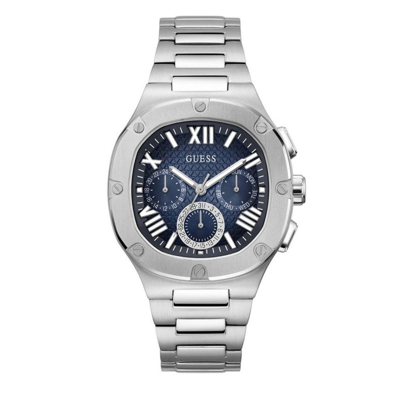 Guess Bradfield Silver Tone Multi-function Mens Watch GW0572G1