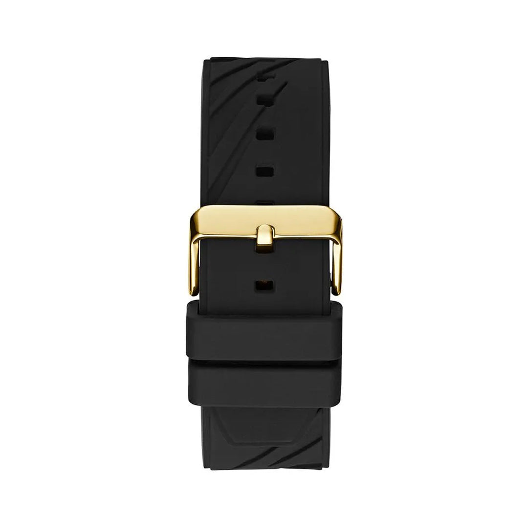 Guess Multifunction Black Dial Silicone Band Men's Watch | GW0634G2