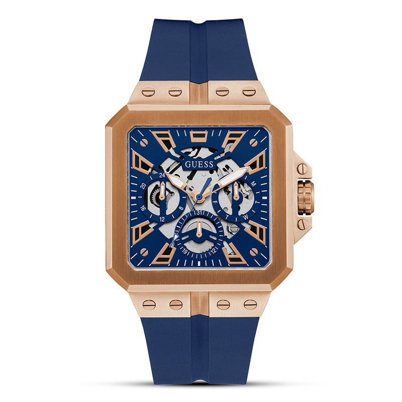 Guess Sport Leo Multifunction Blue Dial Men's Watch | GW0637G3