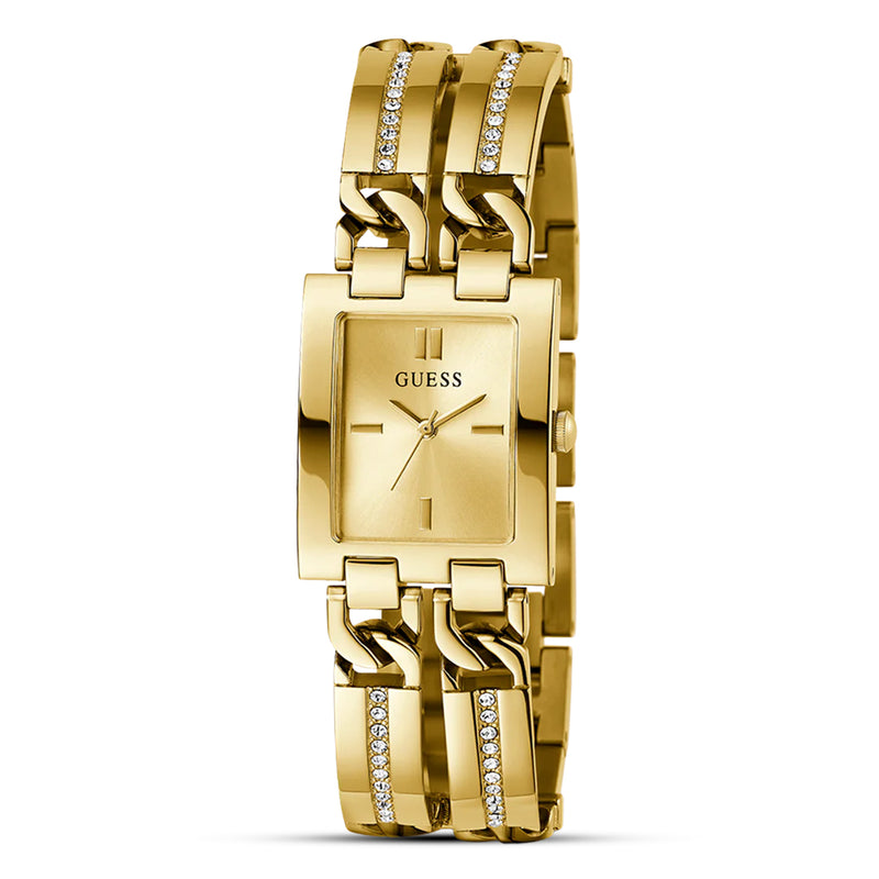 Guess Mod-Id Quartz Gold Tone Dial Ladies Watch | GW0668L2