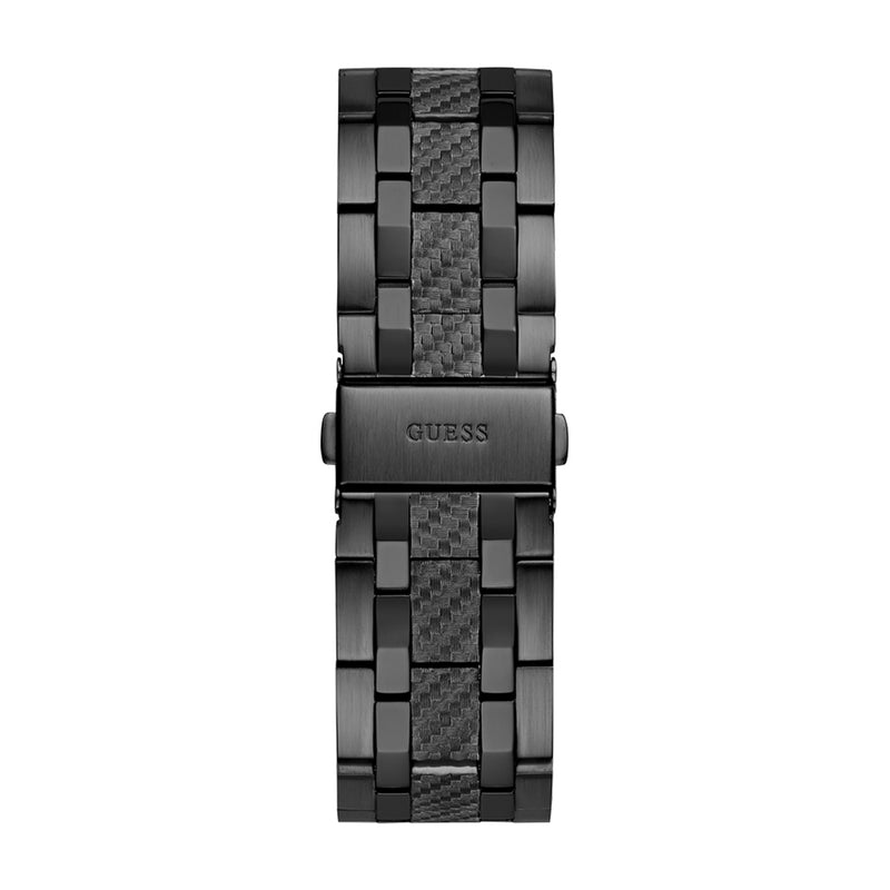 Guess Multifunction Textured Black Dial Men's Watch | GW0714G4