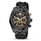 Guess Multifunction Textured Black Dial Men's Watch | GW0714G4