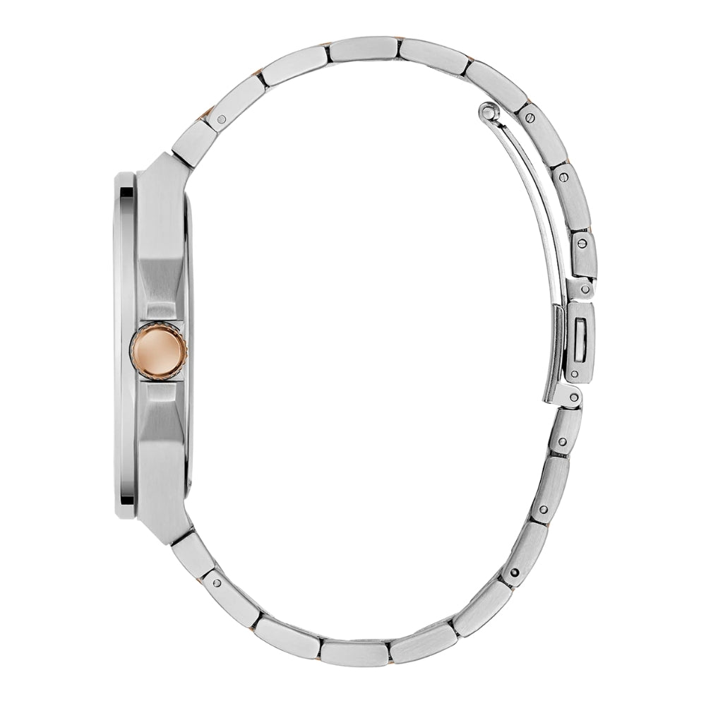 Guess Vinyl Two Tone Blue Dial Quartz Men's Watch GW0789G4