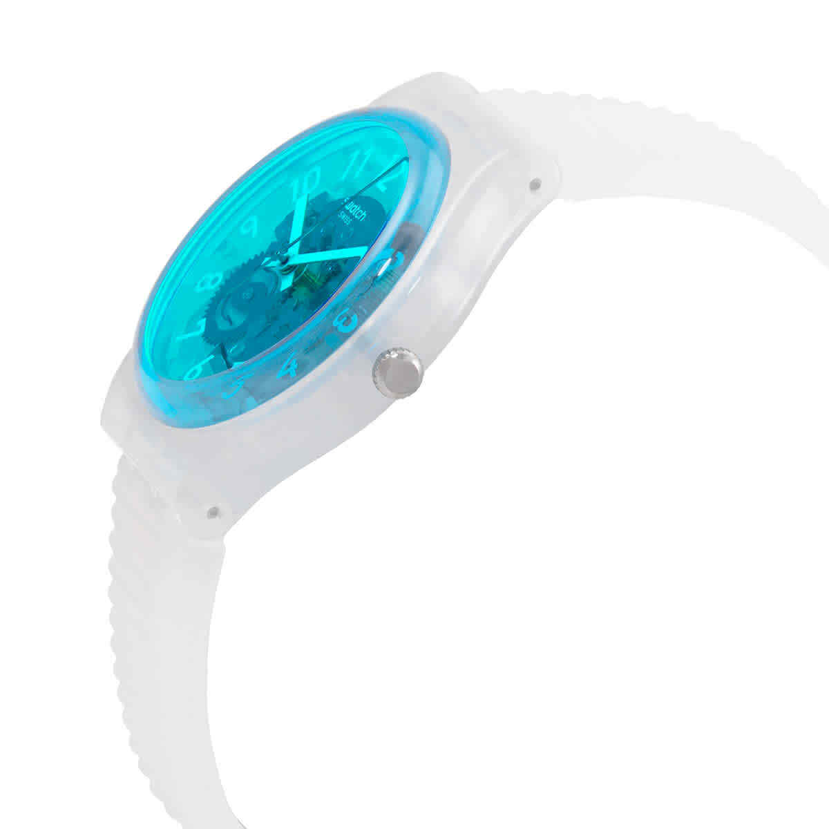 Swatch Bianco Quartz Brilliant Blue Dial Unisex Watch GW215
