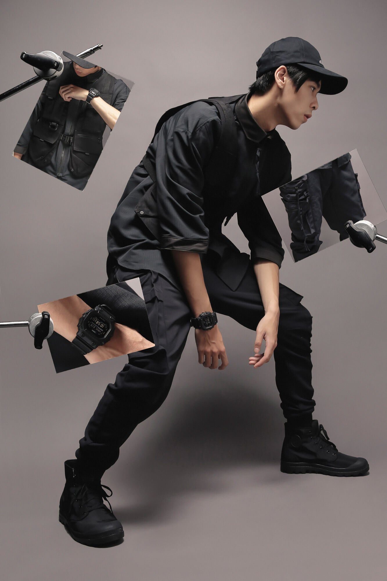 Casio G-Shock Black "Tough Solar" Digital Watch GX-56BB-1DR