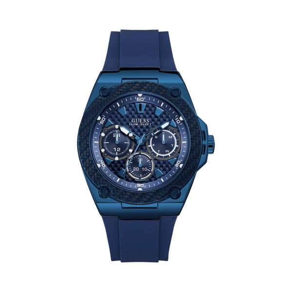 Guess Legacy Blue Dial Multi-Multifunction Men's Watch| W1049G7
