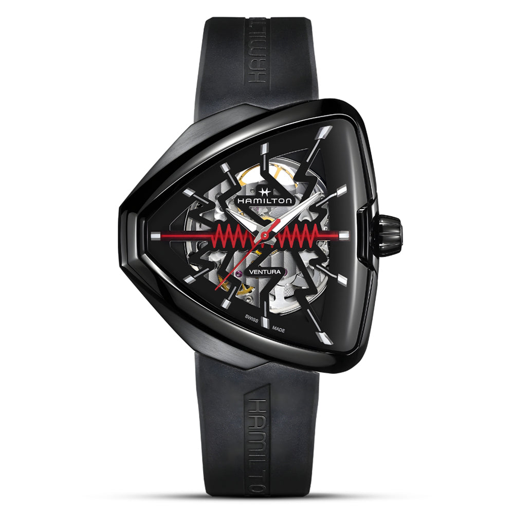 Hamilton Ventura Elvis80 Automatic Skeleton Dial Watch | H24535331  