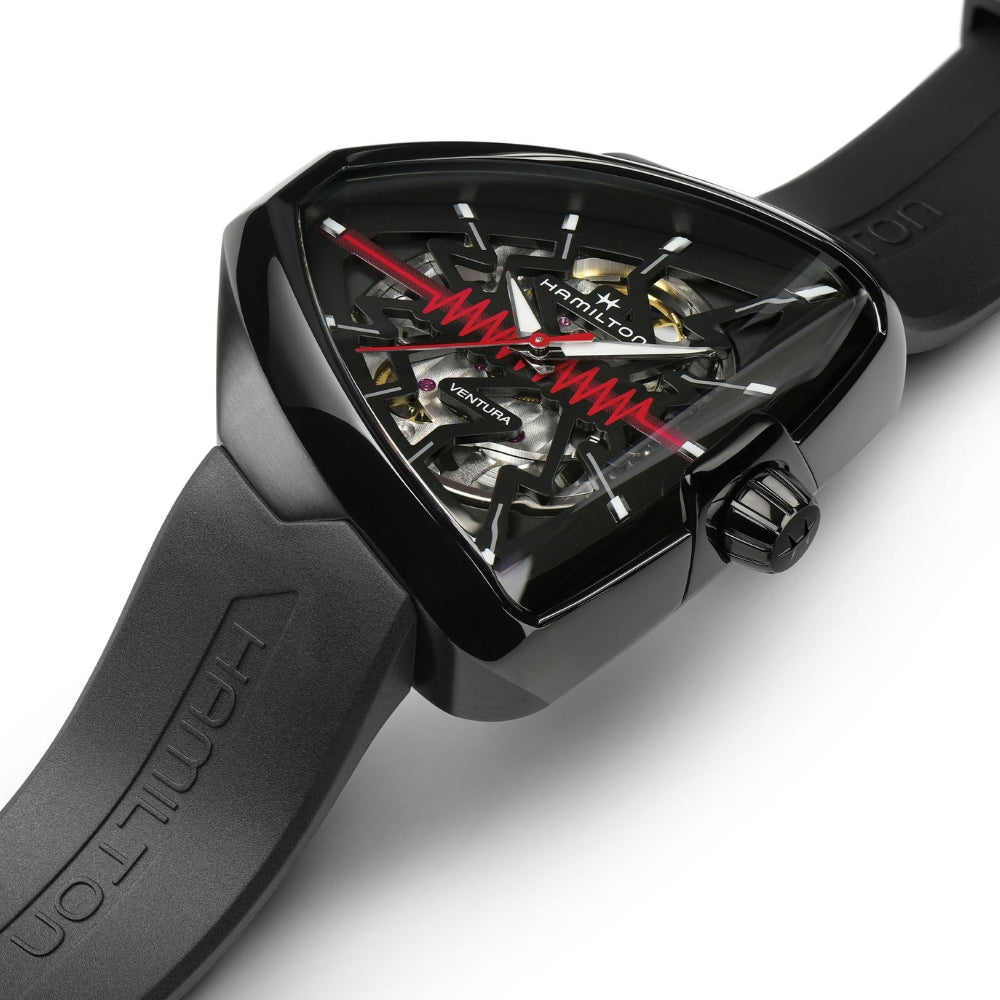 Hamilton Ventura Elvis80 Automatic Skeleton Dial Watch | H24535331  