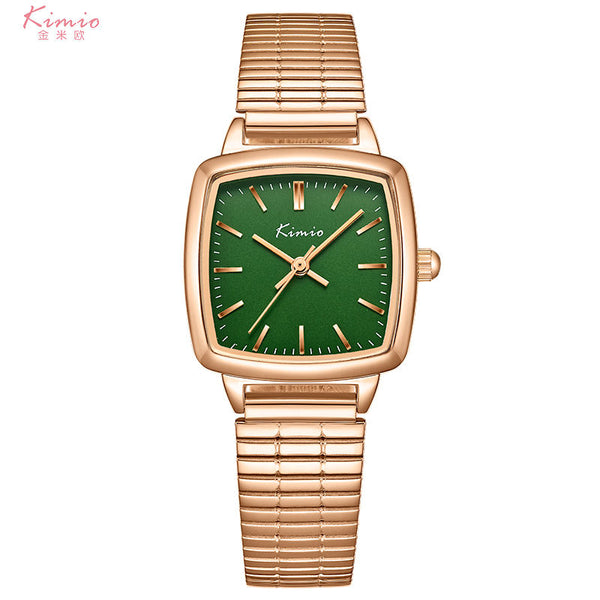 Kimio Green Dial Rose Gold Strap Ladies Watch | K6526S-XZ1RRQ