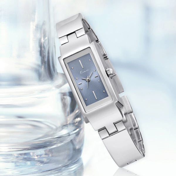 Kimio Luxury Rectangle Shape Multitype Band Ladies Watch | K6586S