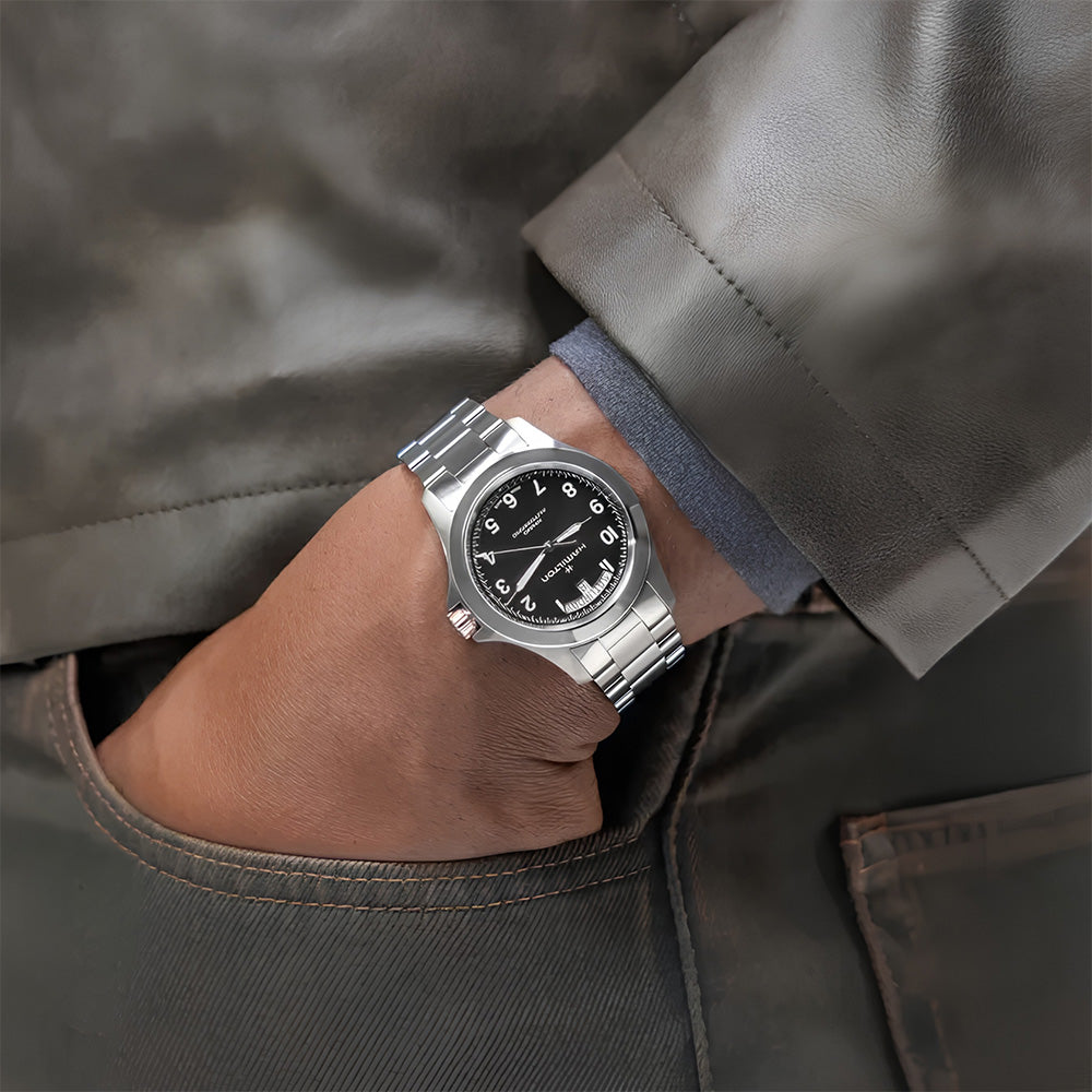 Hamilton Field King Automatic Black Dial Watch | H64475131