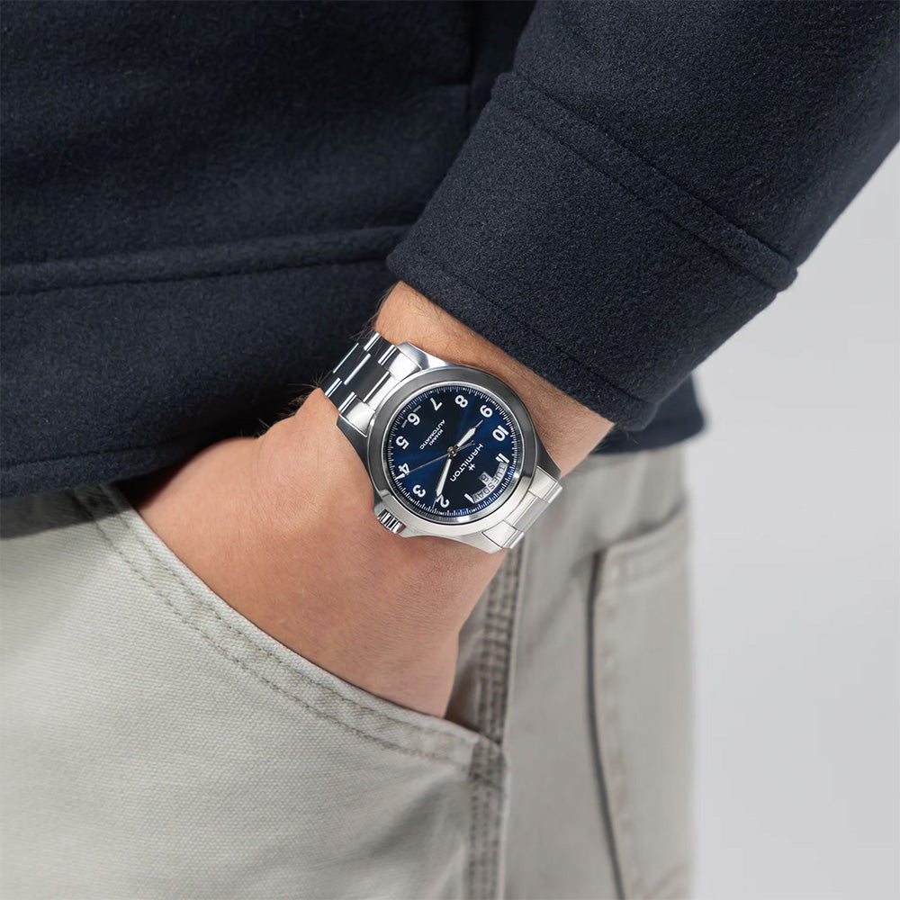 Hamilton Field King Automatic Blue Dial Watch | H64475140
