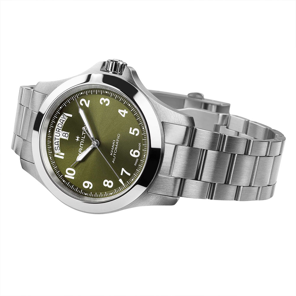 Hamilton Field King Automatic Green Dial Watch | H64475160