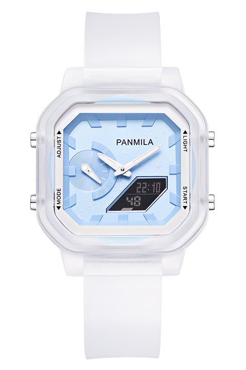 Panmila Sports Digital-Analogue Silicone Strap Unisex Watch| P0628L