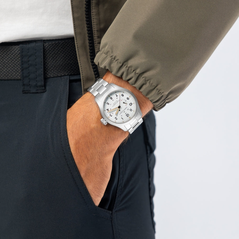 Hamilton Khaki Field Mechanical White Dial Men's Watch | H69509110