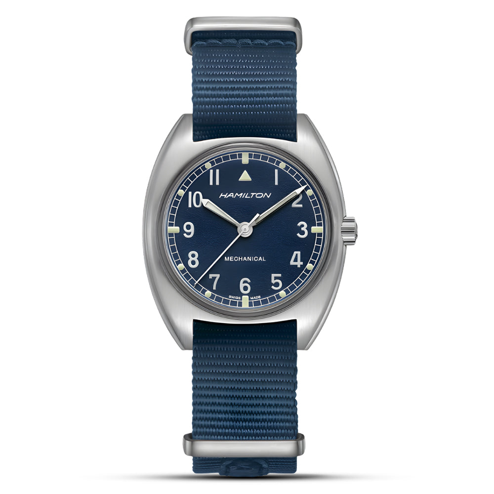 Hamilton Khaki Field Mechanical Blue Dial Men's Watch | H76419941