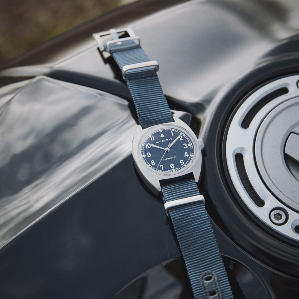 Hamilton Khaki Field Mechanical Blue Dial Men's Watch | H76419941