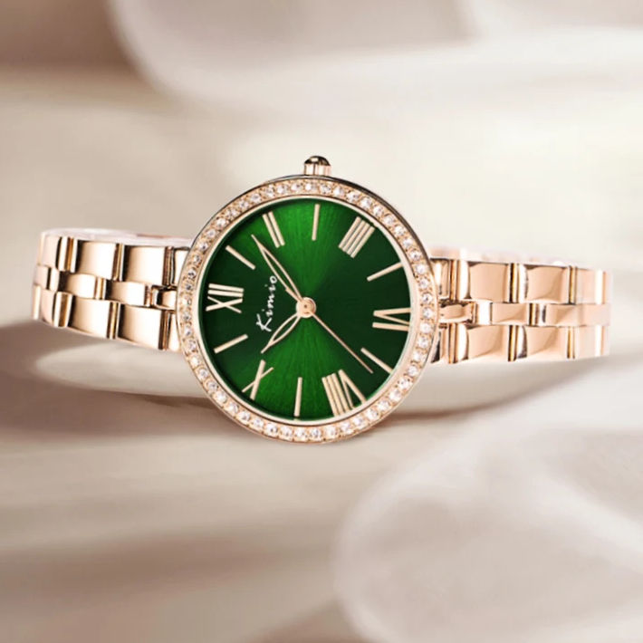 Kimio Jinmio Green/Multi Color Dial Ladies Watch | K6429M