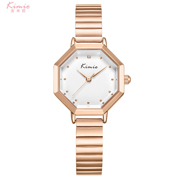 KIMIO Quartz Stainless Steel Multi-colour Ladies Watch| K6495S