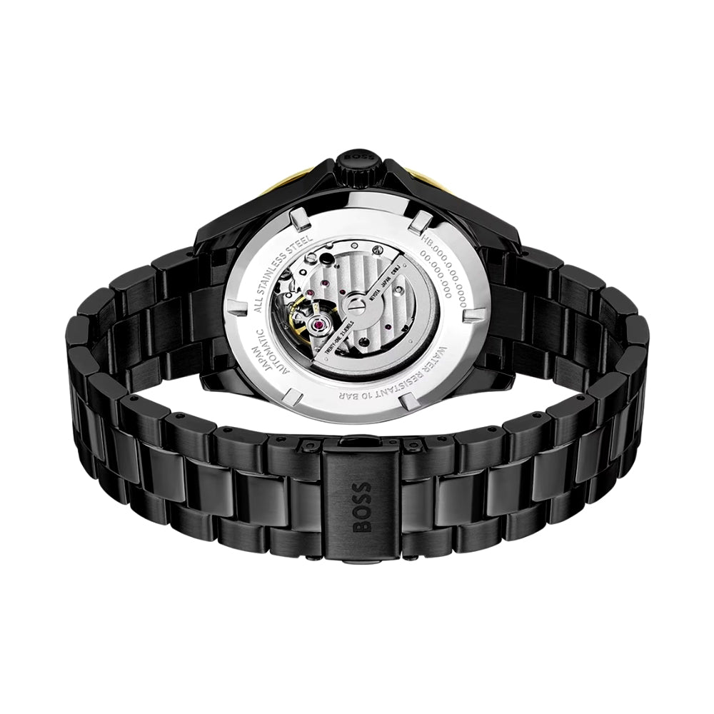 Hugo Boss Troper Automatic Black Dial Men's Watch HB1514203