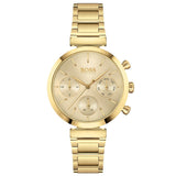 Hugo Boss Flawless Gold Dial Ladies Watch HB1502415