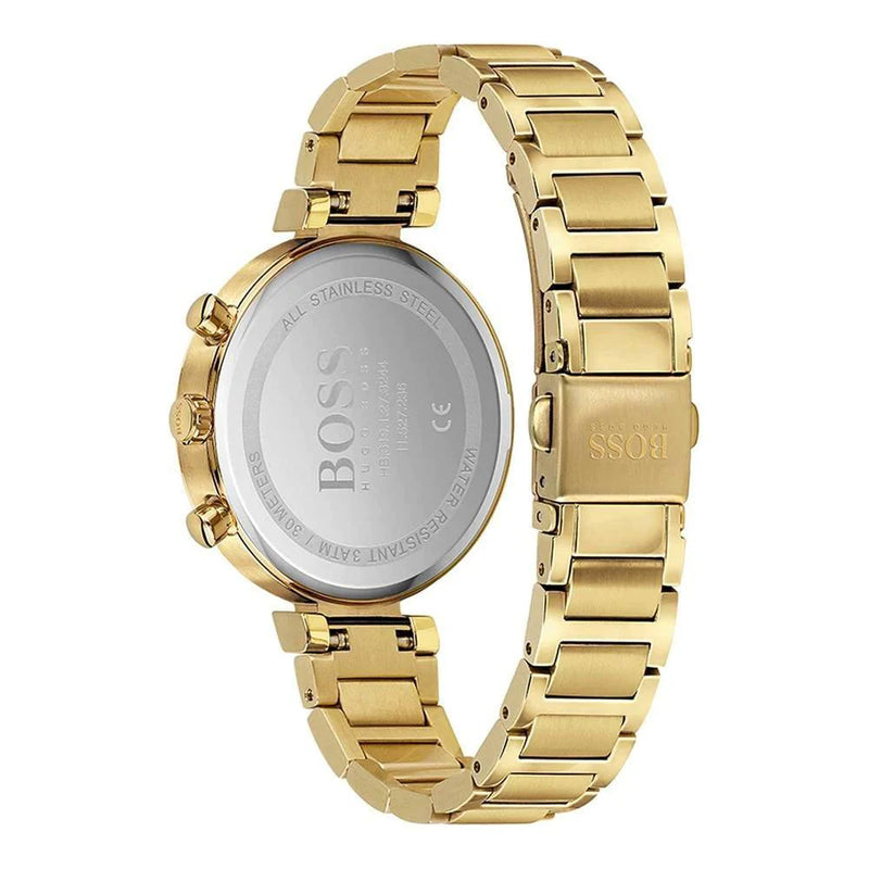 Hugo Boss Flawless Gold Dial Ladies Watch HB1502415