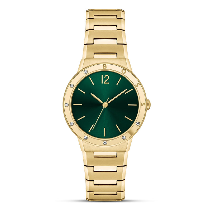 Hugo Boss Horloge Dark Green Dial Ladies Watch | HB1502649