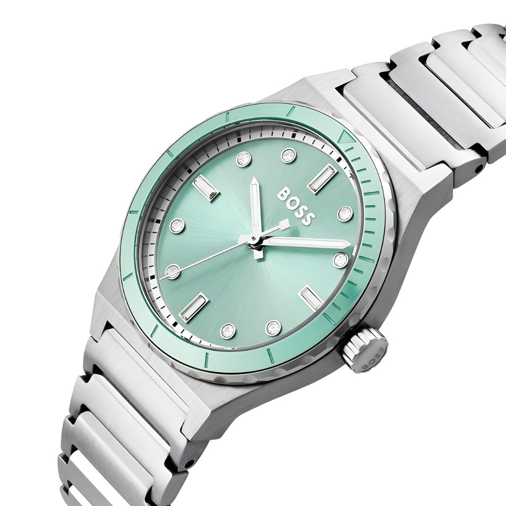Hugo Boss Candor Sport Sunray Green Dial Women's Watch| HB1502787