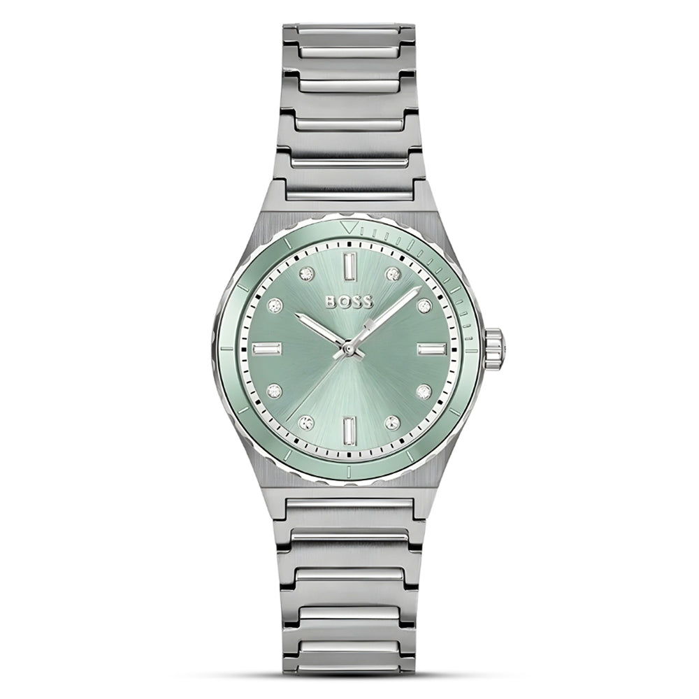 Hugo Boss Candor Sport Sunray Green Dial Women's Watch| HB1502787