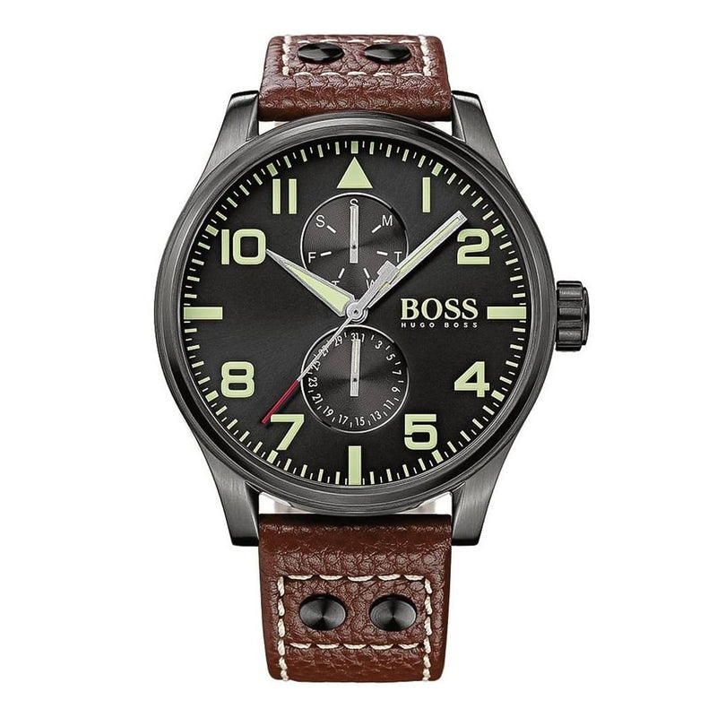 Hugo Boss Aeroliner Maxx Black Dial Men's Watch | HB1513079