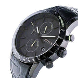 Hugo Boss Rafale Black Dial Leather Strap Watch| HB1513389