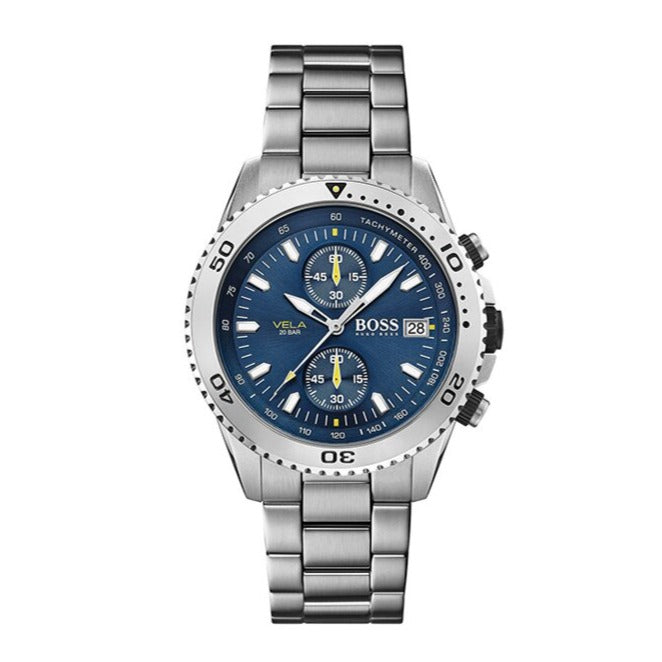 Hugo Boss Vela Chronograph Blue Dial Men's Watch| HB1513775