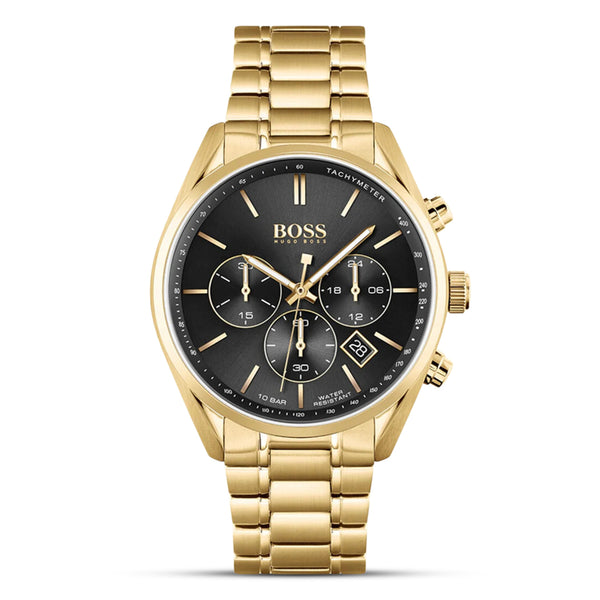 Hugo Boss Champion Chronograph Gold Steel Men's Watch |HB1513848