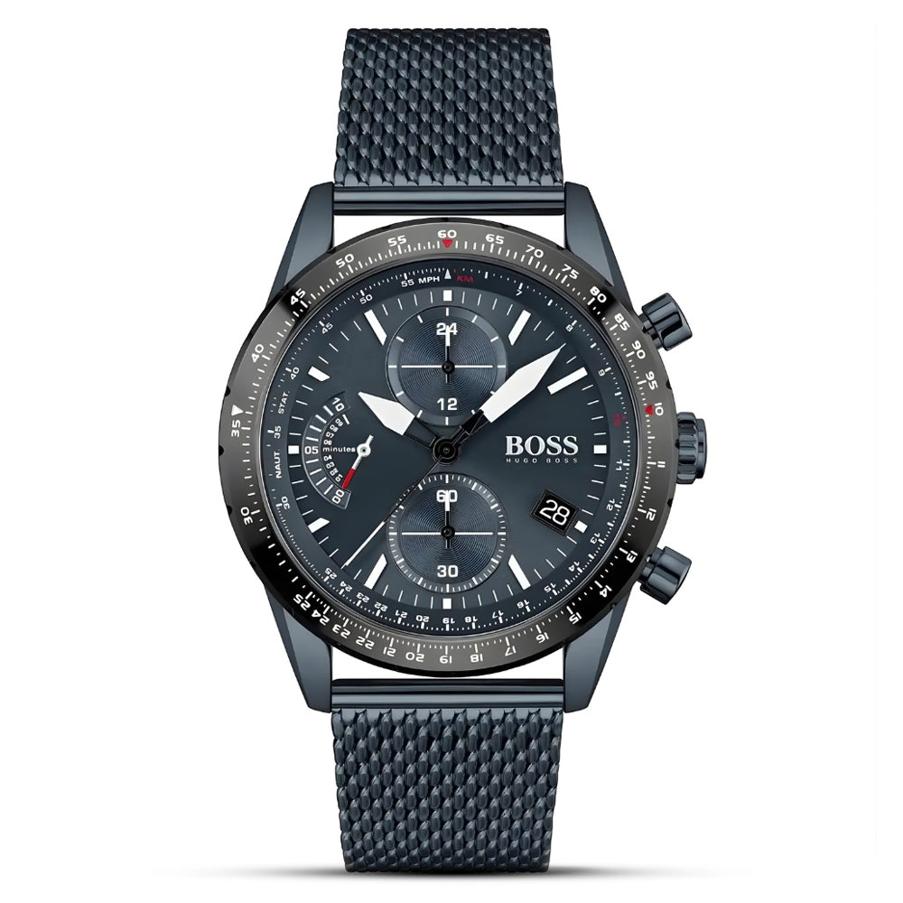Hugo Boss Pilot Edition Chronograph Blue Dial Men's Watch | HB1513887