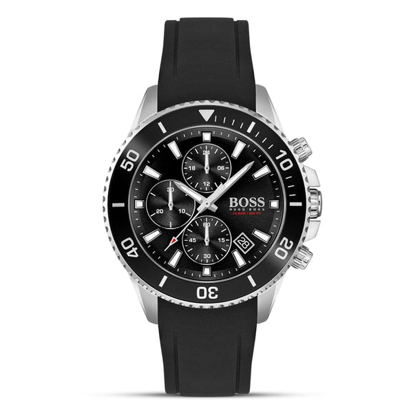 Hugo Boss Admiral Black Chronograph Dial Watch HB1513912