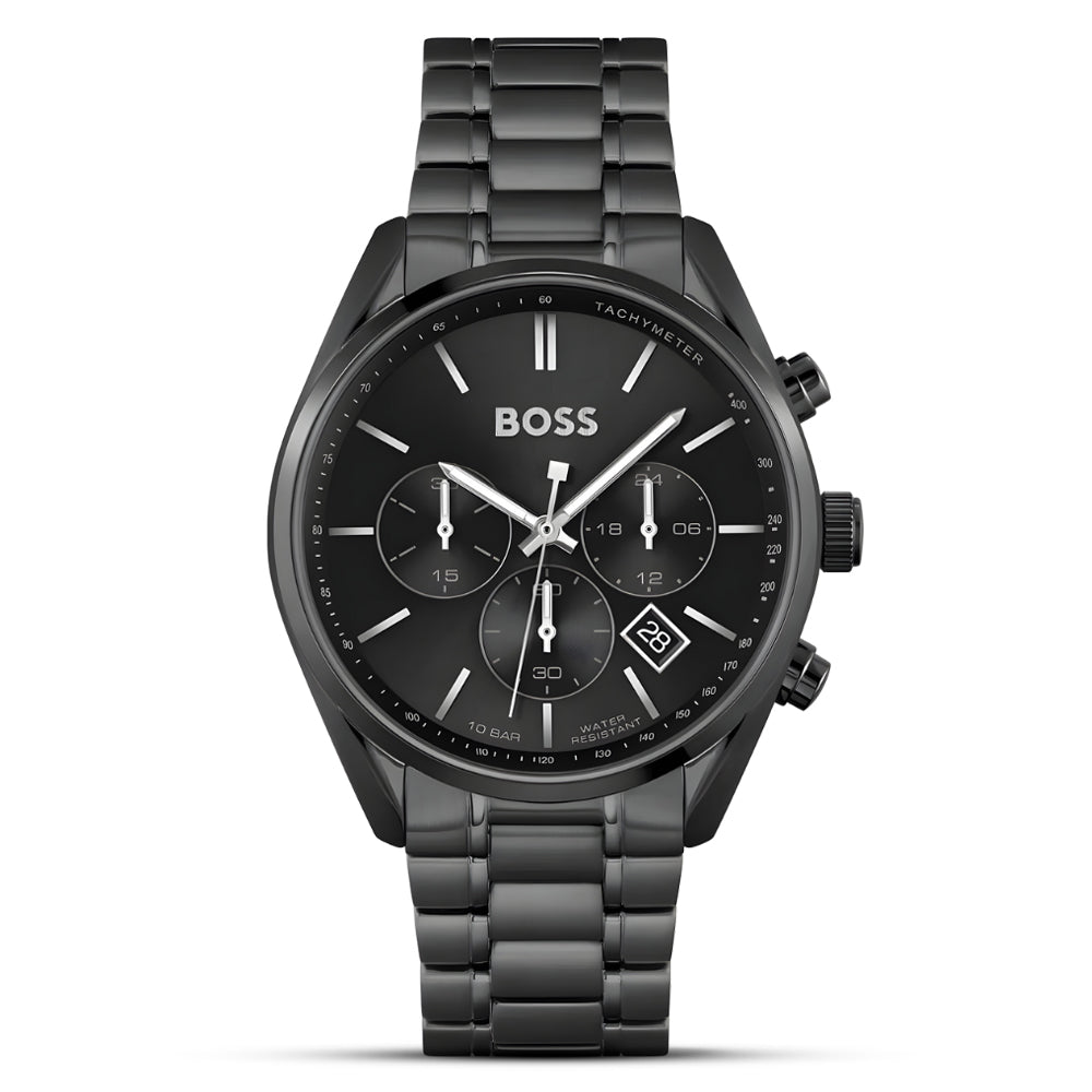 Hugo Boss Champion Chronograph Black Dial Men's Watch | HB1513960