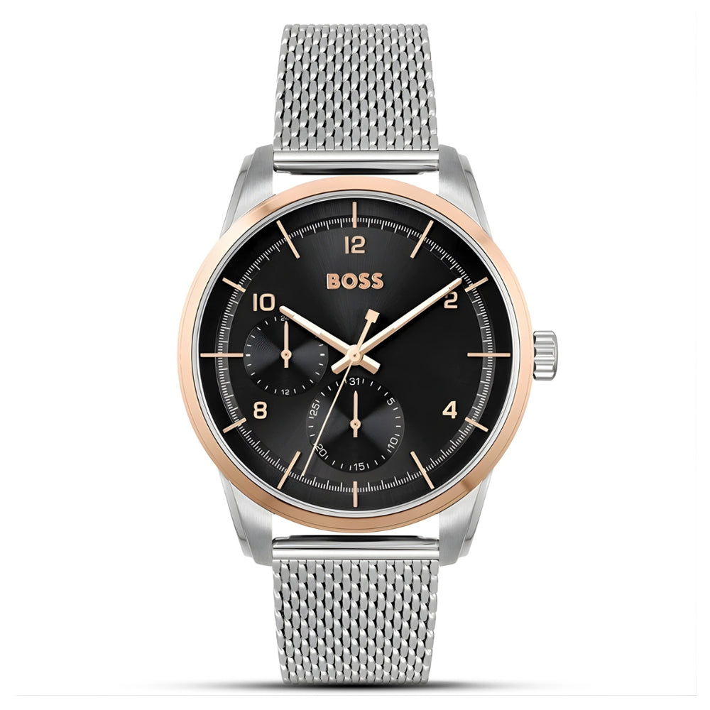 Hugo Boss Sophio Mesh Black Dial Men's Watch HB1513961