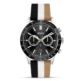 Hugo Boss Allure Black Dial Nylon Strap Men's Watch | HB1513963