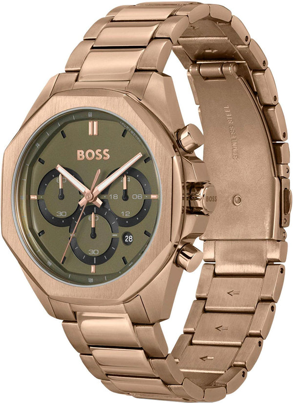 Hugo Boss Cloud Heren Horloge Green Dial Men's Watch HB1514019