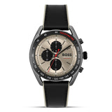 Hugo Boss Center Court Silver Dial Leather Men's Watch| HB1514024