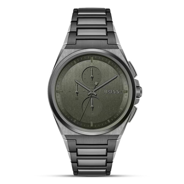 Hugo Boss Steer Chronograph Grey Dial Men's Watch| HB1514045